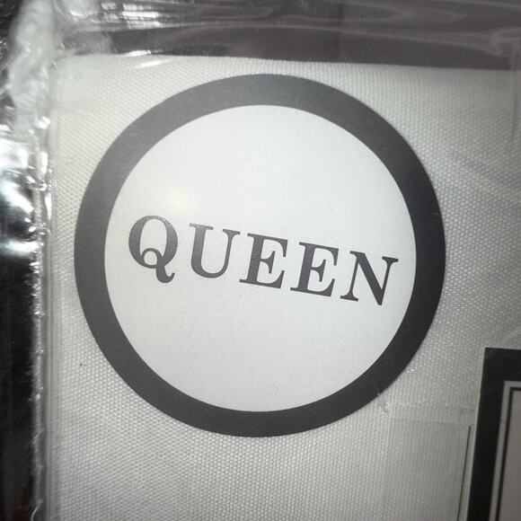 Queen Size Bed Sheet Set White - Majesty - Picture 3 of 9